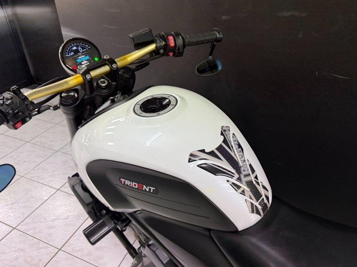 2022 TRIUMPH TRIDENT 660 White