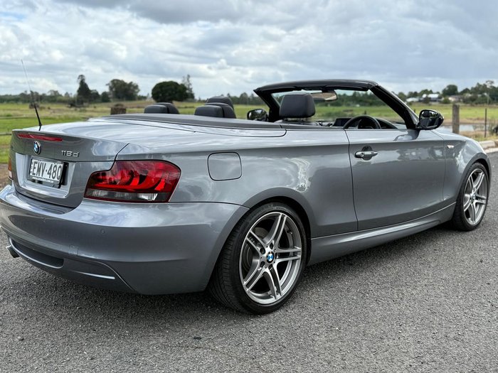 2013 BMW 1 Series 118d E88 LCI MY13 Mineral Grey