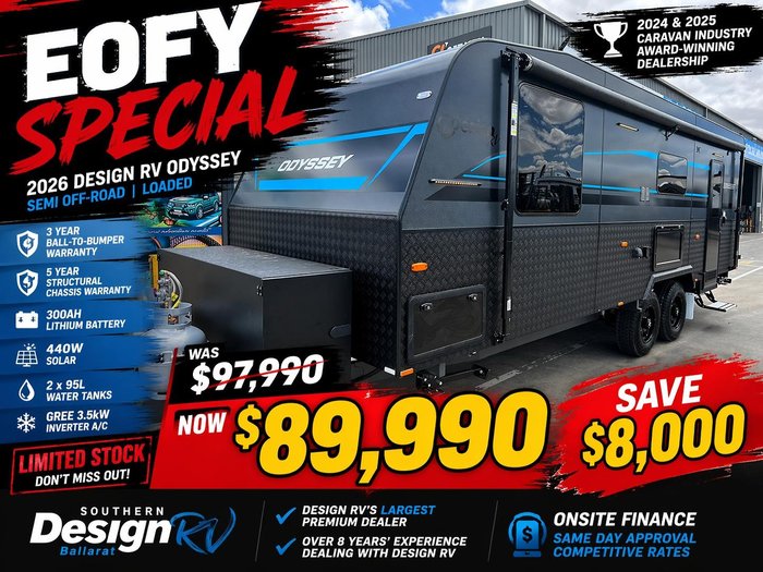 2026 Design RV 221Or Odyssey 22.10'