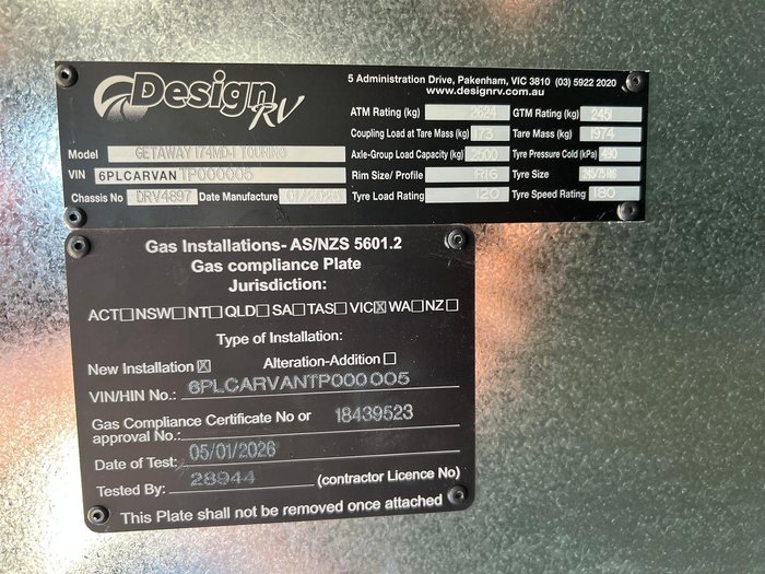 2026 Design RV 174Md Getaway 17.4'