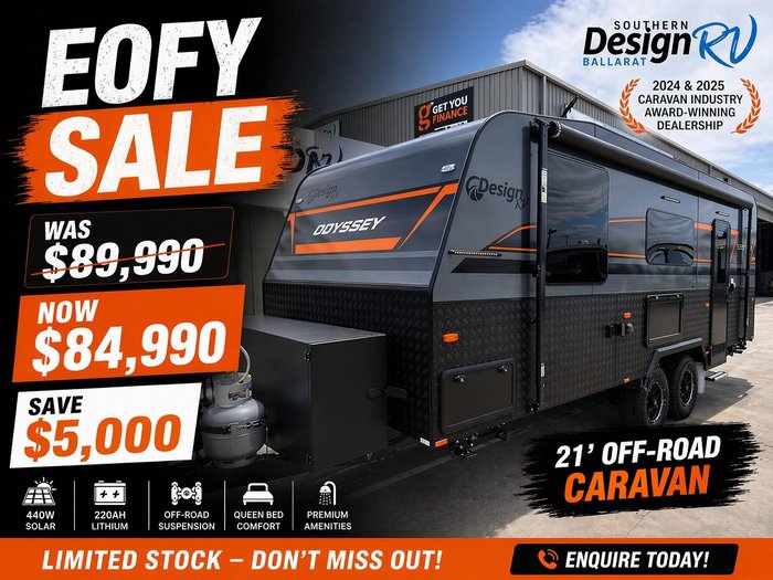 2026 Design RV 210Rd Odyssey 21'