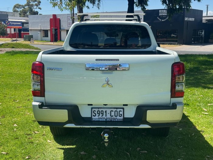 2021 Mitsubishi Triton GLS MR MY22 4X4 Dual Range White