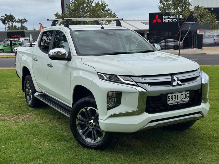 2021 Mitsubishi Triton GLS MR MY22 4X4 Dual Range White