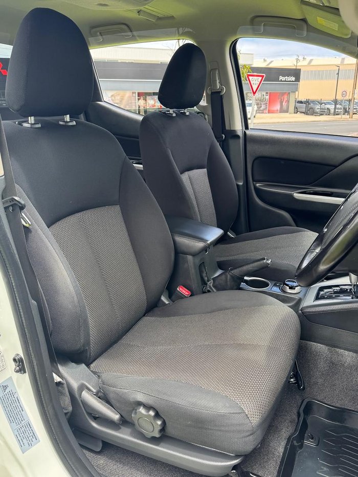 2021 Mitsubishi Triton GLS MR MY22 4X4 Dual Range White