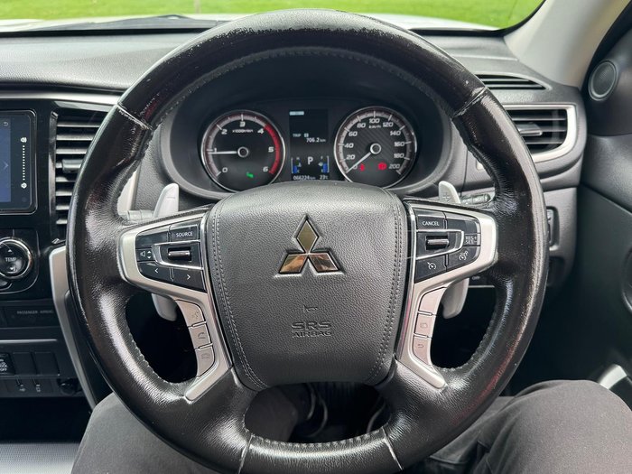 2021 Mitsubishi Triton GLS MR MY22 4X4 Dual Range White