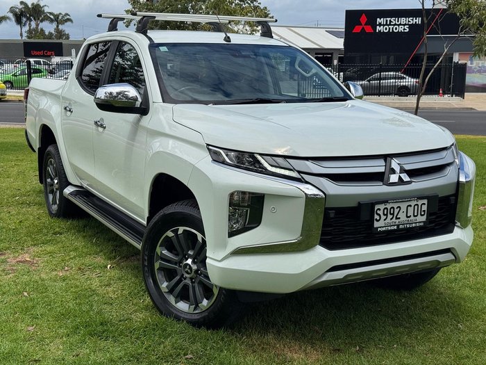 2021 Mitsubishi Triton GLS MR MY22 4X4 Dual Range White
