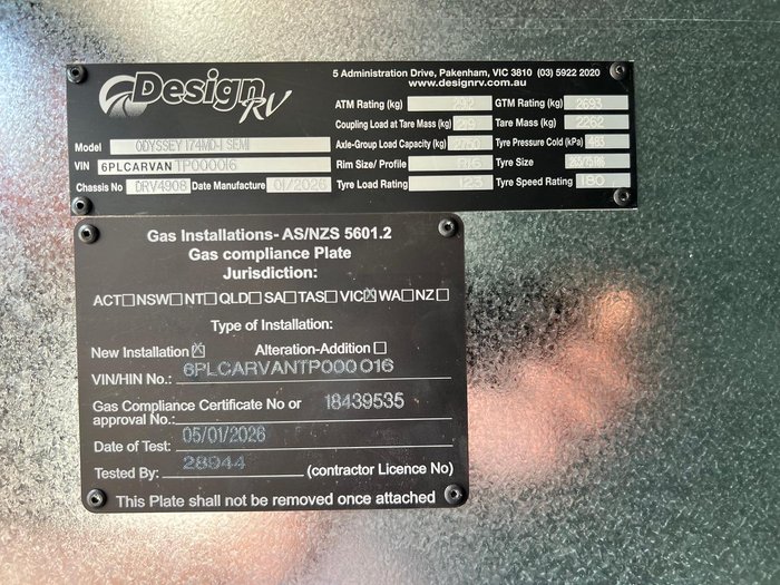 2026 Design RV 174Md Odyssey 17.4'