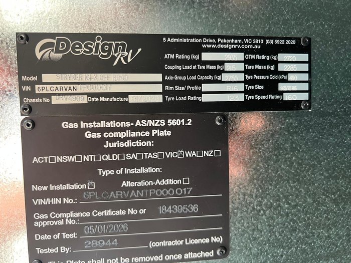 2026 Design RV Stryker 17'