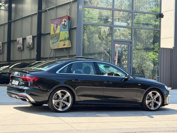2023 Audi A4 35 TFSI S line B9 MY23 Mythos Black