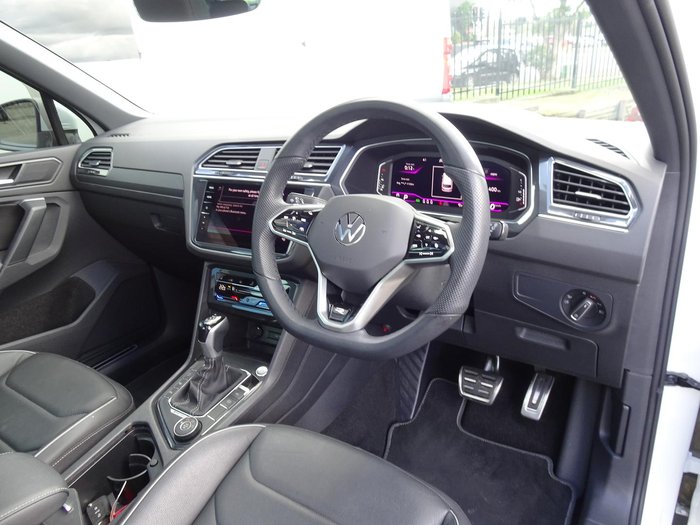 2023 Volkswagen Tiguan 162TSI R-Line 5N MY23 Four Wheel Drive Pure White