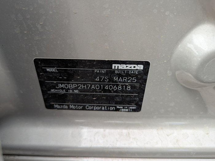 2025 Mazda 3 G20 Pure BP Series Platinum Quartz