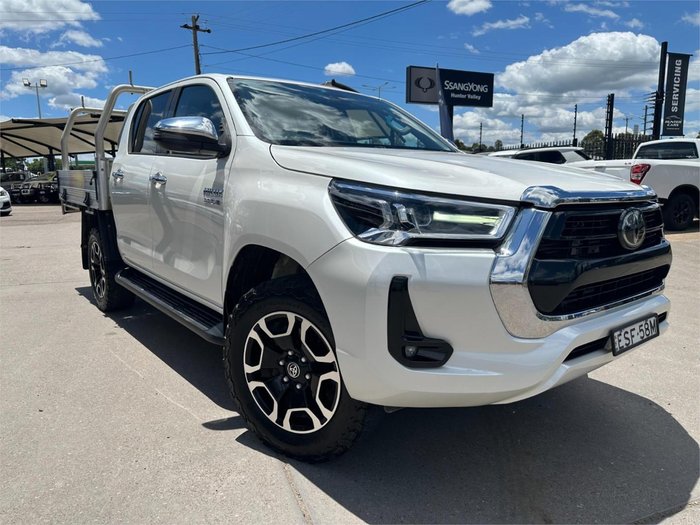 2021 Toyota Hilux SR5 GUN126R 4X4 Dual Range Crystal Pearl