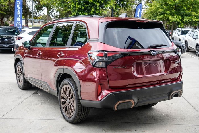 2025 Subaru Forester Hybrid Sport S6 MY26 AWD Crimson Red