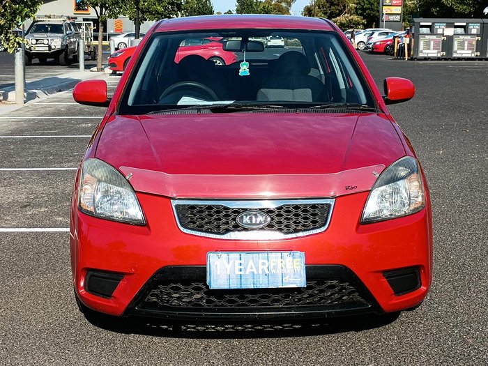 2010 Kia Rio S JB MY10 Tropical Red
