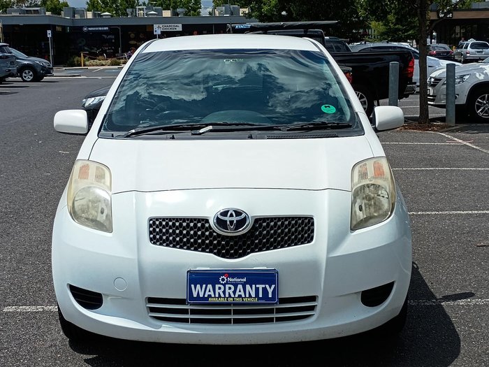 2008 Toyota Yaris YRS NCP91R Snow Cap White