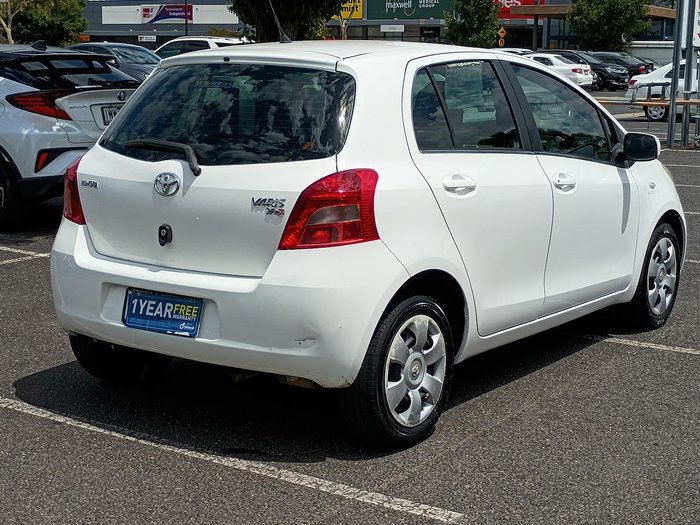 2008 Toyota Yaris YRS NCP91R Snow Cap White