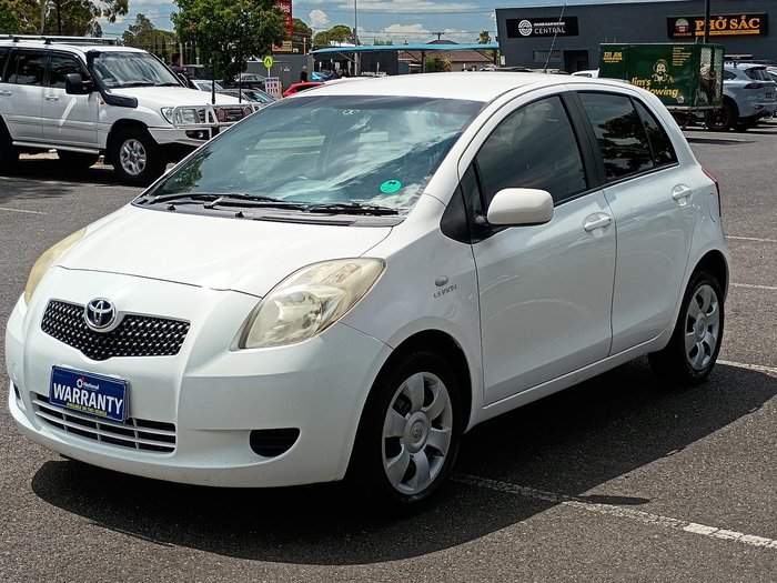 2008 Toyota Yaris YRS NCP91R Snow Cap White