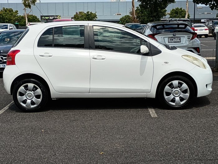 2008 Toyota Yaris YRS NCP91R Snow Cap White