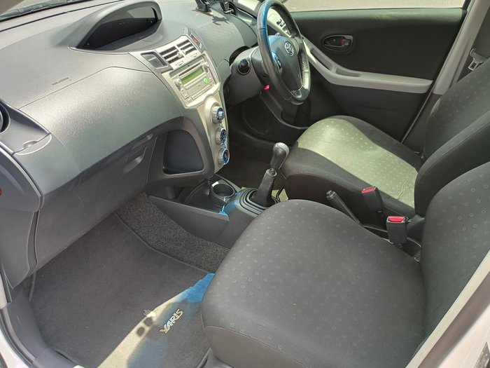 2008 Toyota Yaris YRS NCP91R Snow Cap White