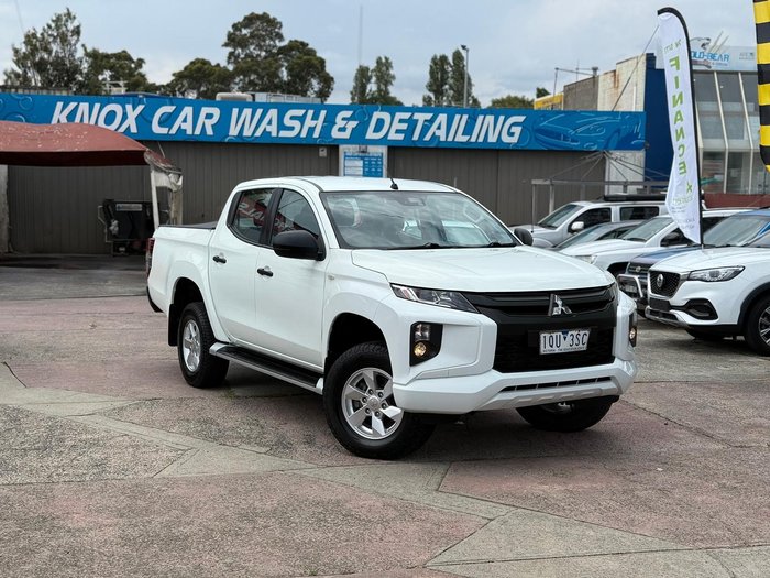 2019 Mitsubishi Triton GLX+ MR MY19 4X4 Dual Range White