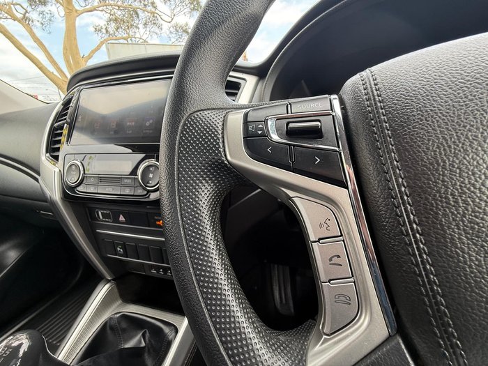 2019 Mitsubishi Triton GLX+ MR MY19 4X4 Dual Range White