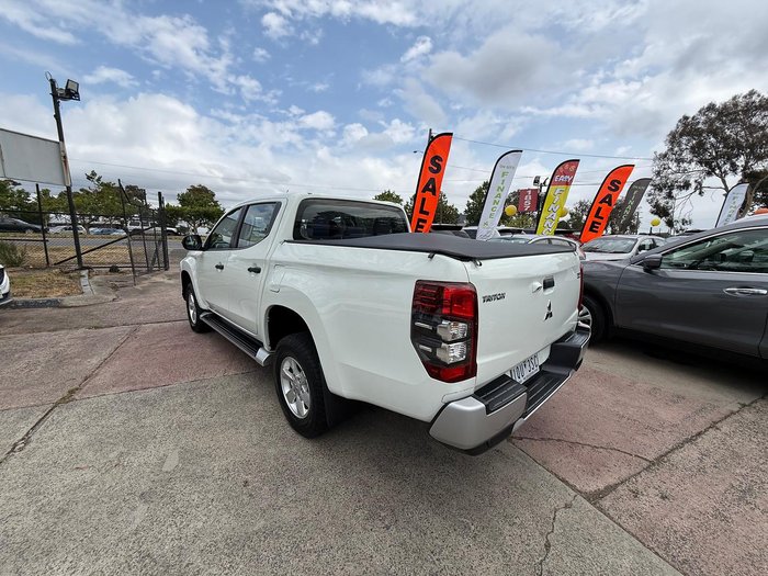2019 Mitsubishi Triton GLX+ MR MY19 4X4 Dual Range White