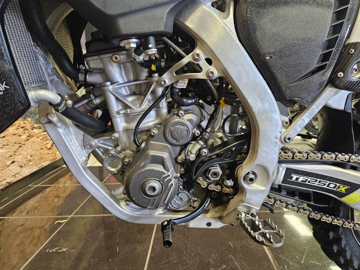 2024 Triumph TF 250-X WHITE