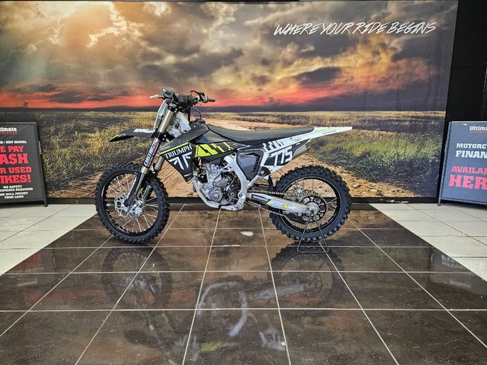 2024 Triumph TF 250-X WHITE