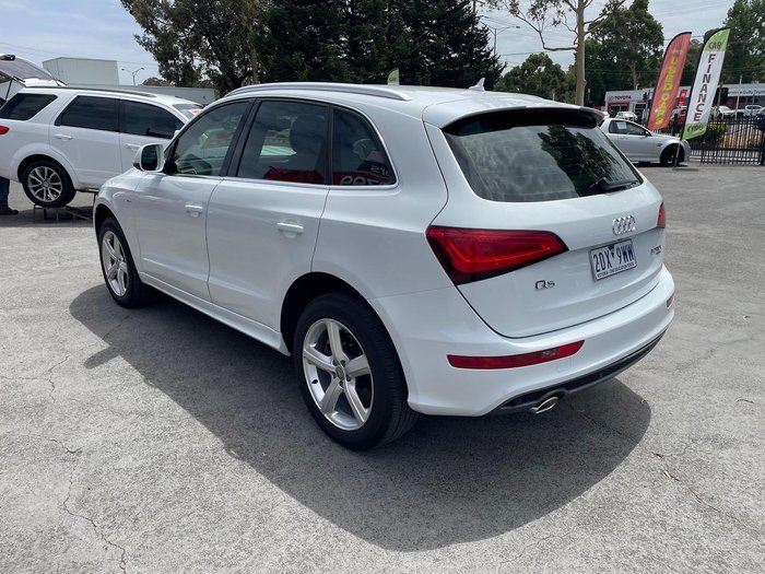 2013 Audi Q5 TDI 8R MY13 Four Wheel Drive Glacier White