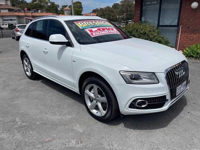 2013 Audi Q5 TDI 8R MY13 Four Wheel Drive Glacier White