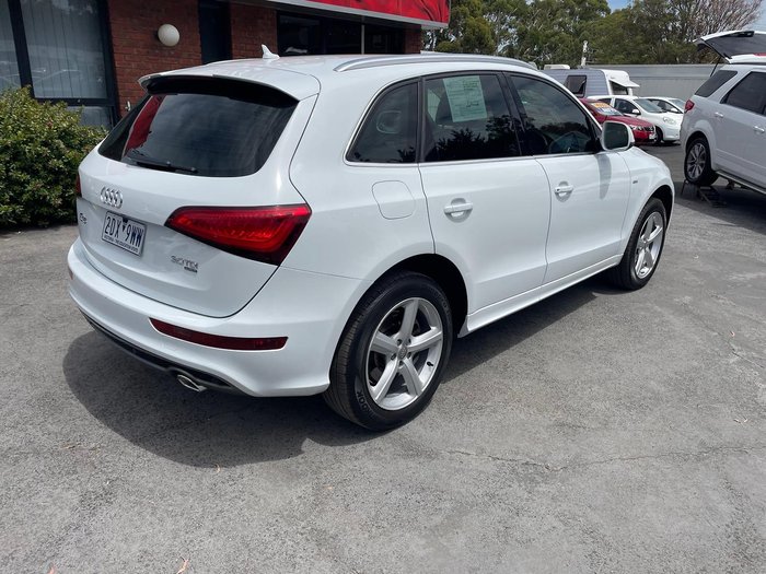 2013 Audi Q5 TDI 8R MY13 Four Wheel Drive Glacier White