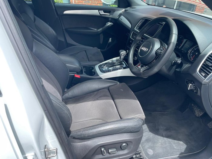 2013 Audi Q5 TDI 8R MY13 Four Wheel Drive Glacier White