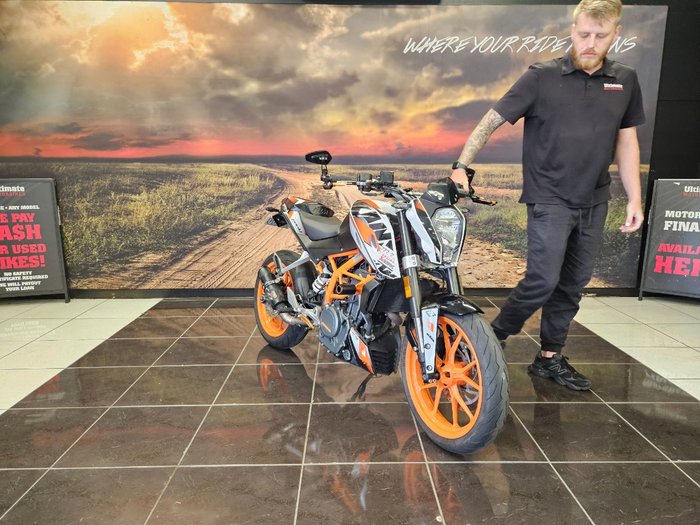 2015 Ktm 390 DUKE WHITE