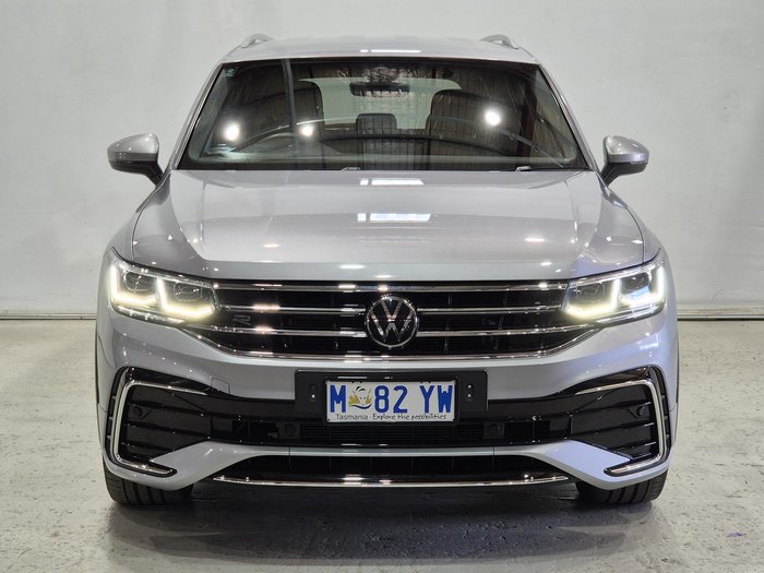 2023 Volkswagen Tiguan 162TSI R-Line Allspace 5N MY23 Four Wheel Drive Pyrite Silver