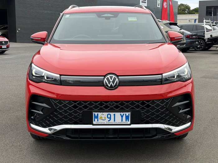 2025 Volkswagen Tiguan 195TSI R-Line CT MY25 Four Wheel Drive Persimmon Red