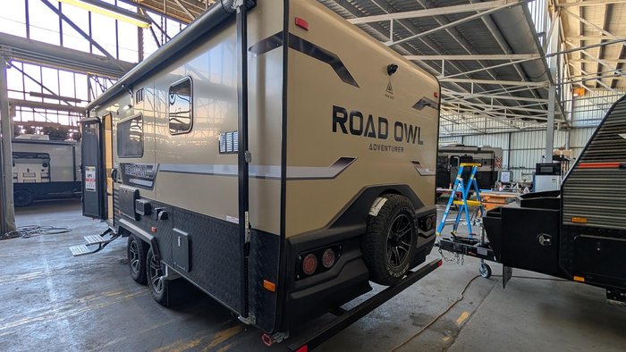 2025 New Age Caravans 19' Road Owl Adv 3 Bunk Family Caravan