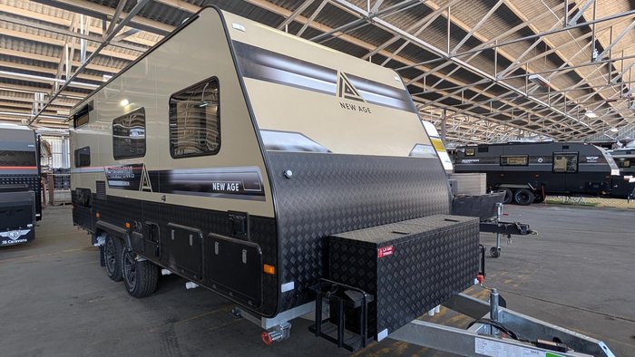 2025 New Age Caravans 19' Road Owl Adv 3 Bunk Family Caravan