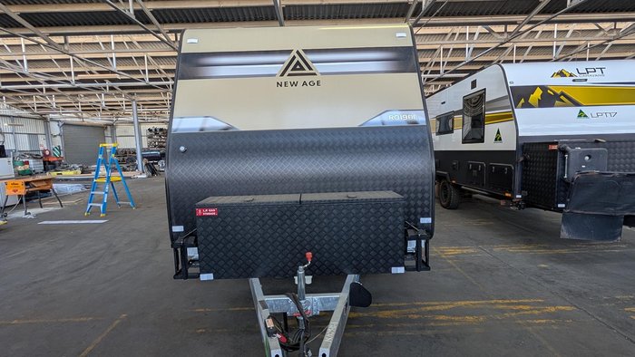 2025 New Age Caravans 19' Road Owl Adv 3 Bunk Family Caravan