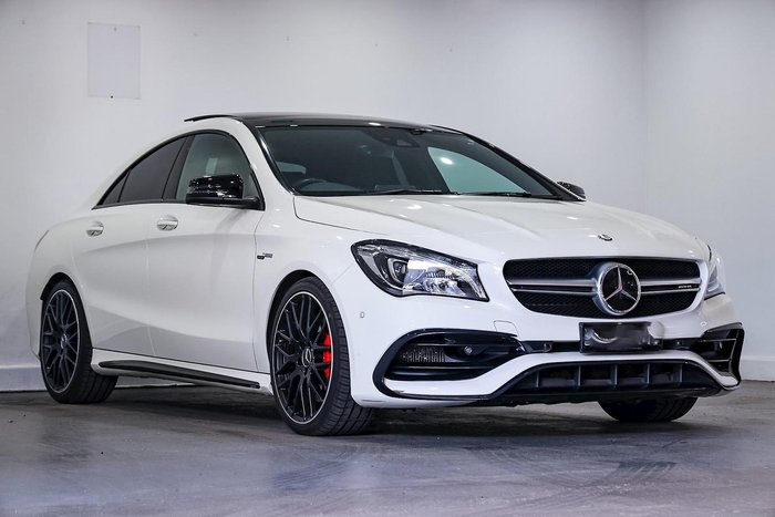 2017 Mercedes-Benz CLA-Class CLA45 AMG C117 Four Wheel Drive Cirrus White
