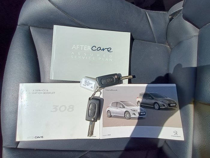 2012 Peugeot 308 Active T7 MY12 Bianca White