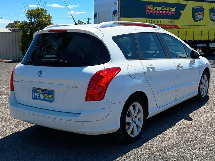 2012 Peugeot 308 Active T7 MY12 Bianca White
