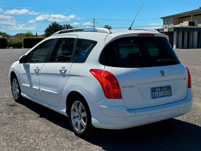 2012 Peugeot 308 Active T7 MY12 Bianca White