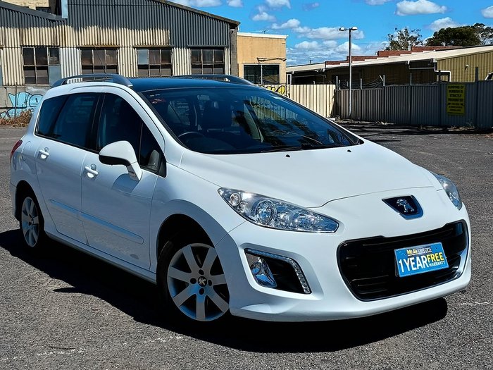 2012 Peugeot 308 Active T7 MY12 Bianca White