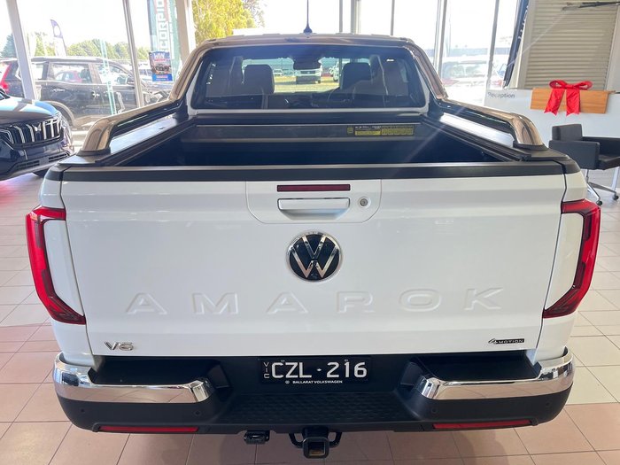 2024 Volkswagen Amarok TDI600 Style NF MY24 4X4 Constant Clear White
