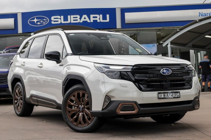 2025 Subaru Forester Hybrid Sport S6 MY26 AWD Crystal White