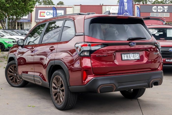 2025 Subaru Forester Hybrid Sport S6 MY26 AWD Crimson Red
