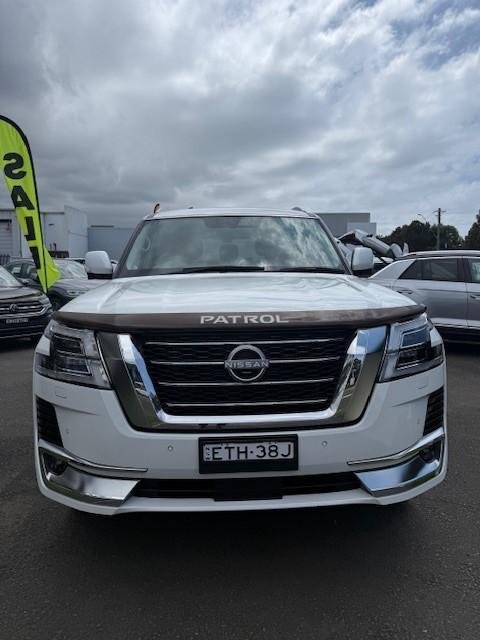 2022 Nissan Patrol Ti-L Y62 MY22 4X4 Dual Range Moonstone White