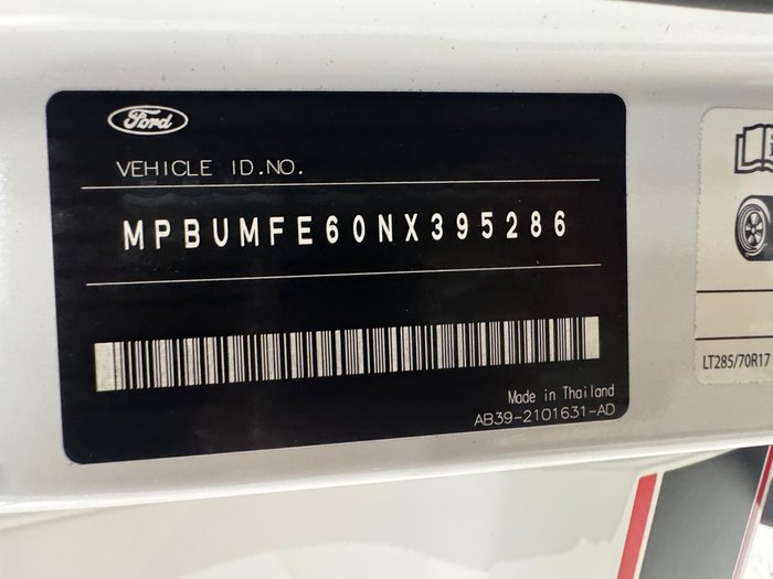 2022 Ford Ranger Raptor X PX MkIII MY21.75 4X4 Dual Range Arctic White