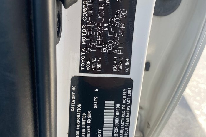 2020 Toyota Landcruiser Prado GX