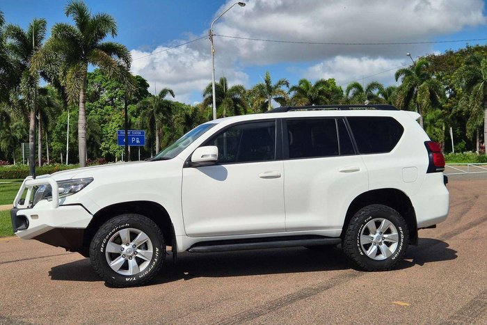 2018 Toyota Landcruiser Prado GXL GDJ150R 4X4 Dual Range Glacier White